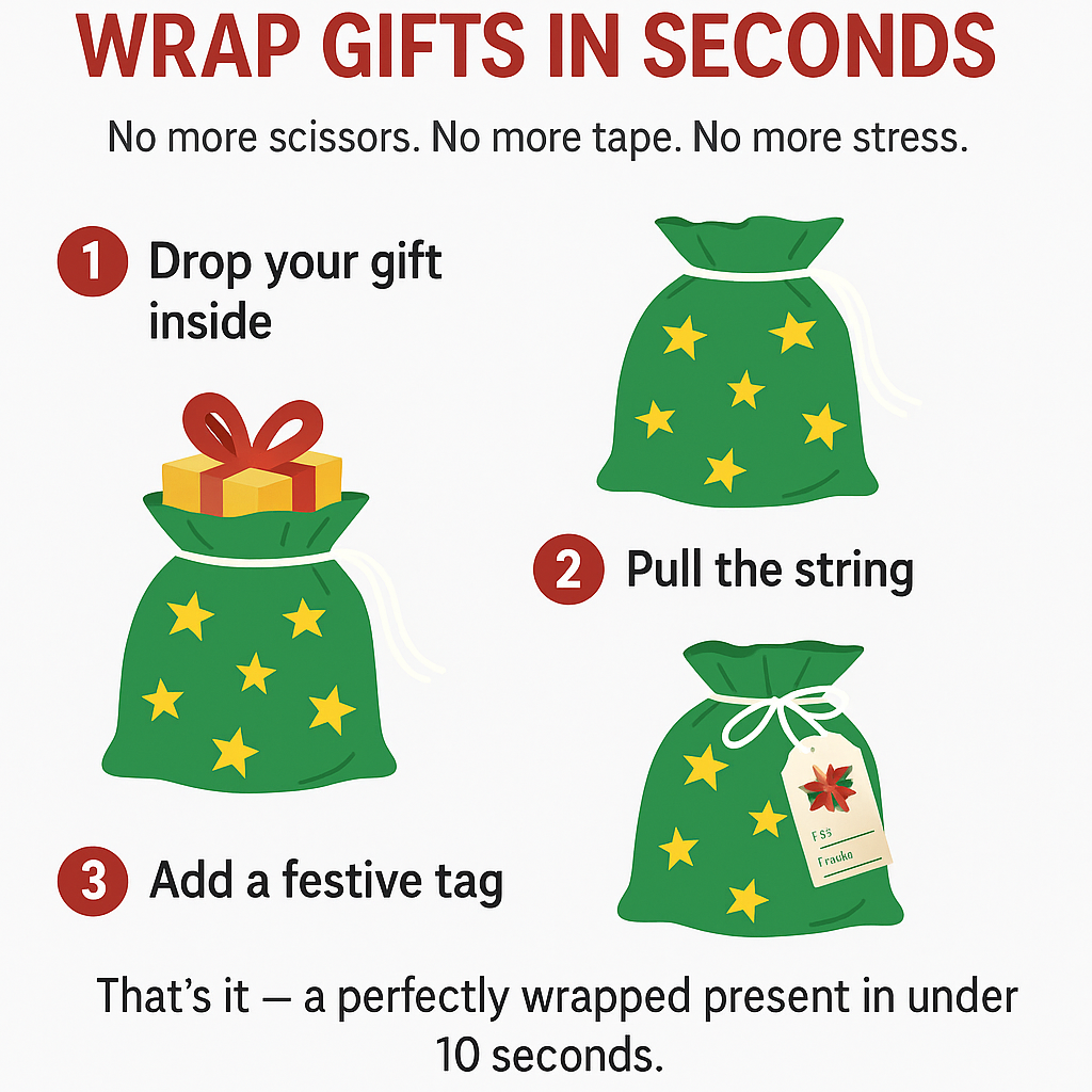 Merry Market Gift Bags & Tags Set