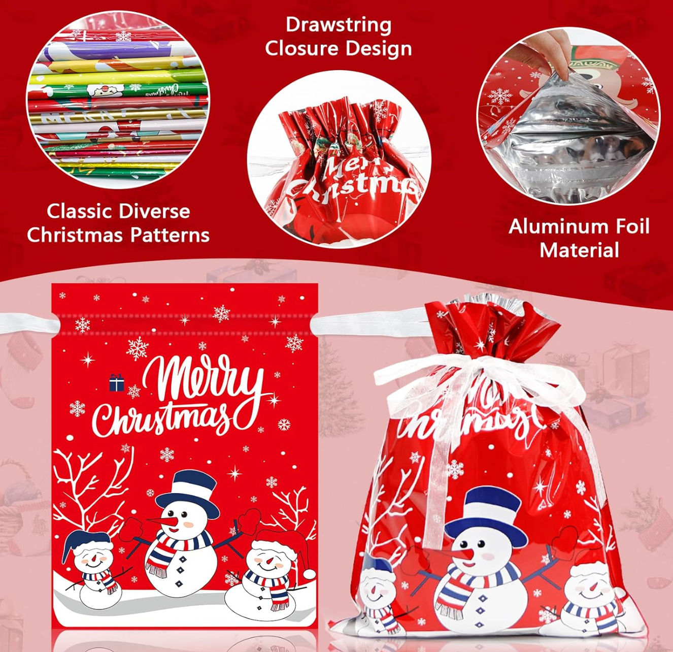 Merry Market Gift Bags & Tags Set