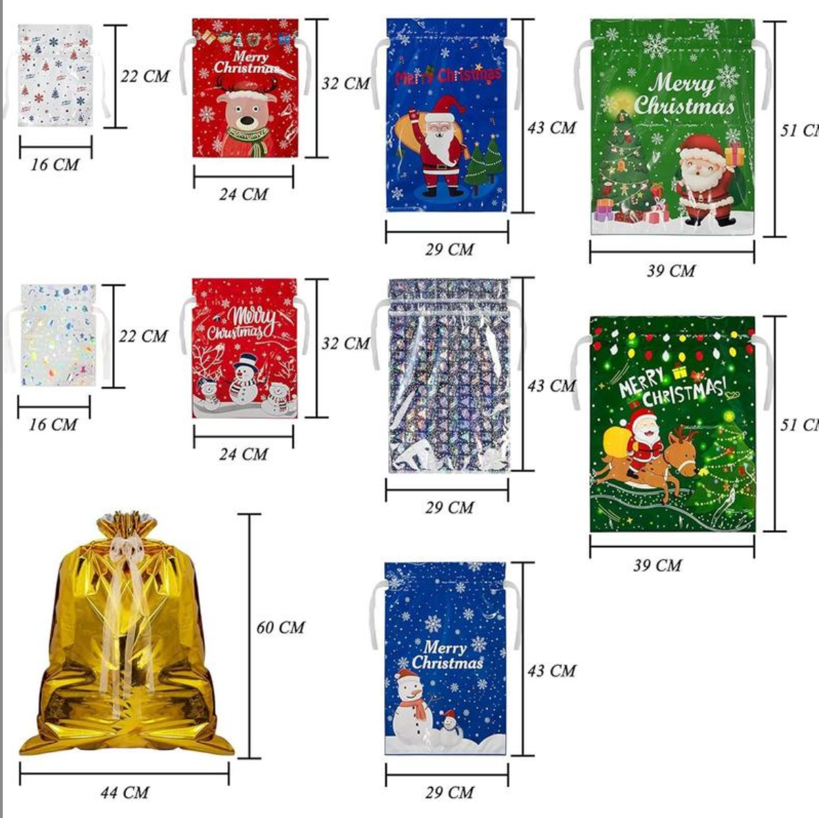 Merry Market Gift Bags & Tags Set