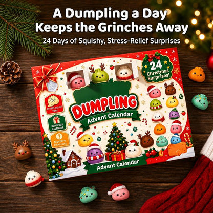 Merry Market 24 Dumpling Squishy Advent Calendar