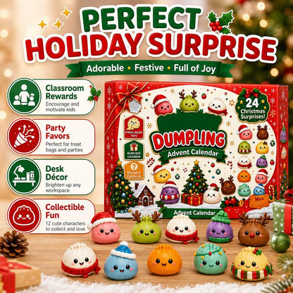 Merry Market 24 Dumpling Squishy Advent Calendar