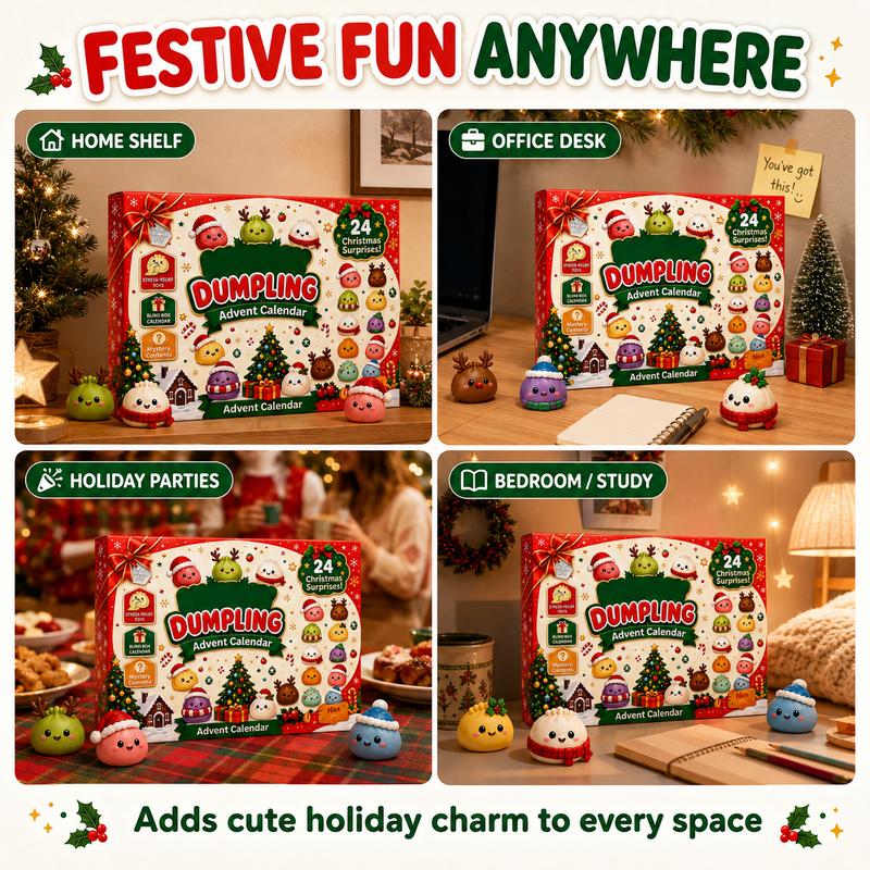 Merry Market 24 Dumpling Squishy Advent Calendar