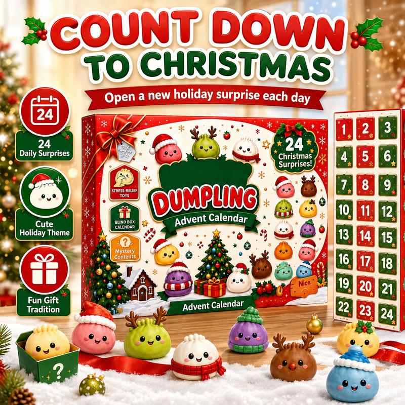 Merry Market 24 Dumpling Squishy Advent Calendar