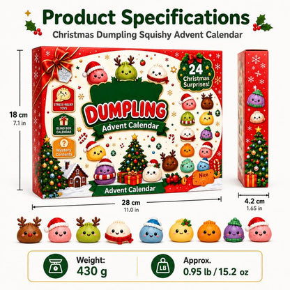 Merry Market 24 Dumpling Squishy Advent Calendar
