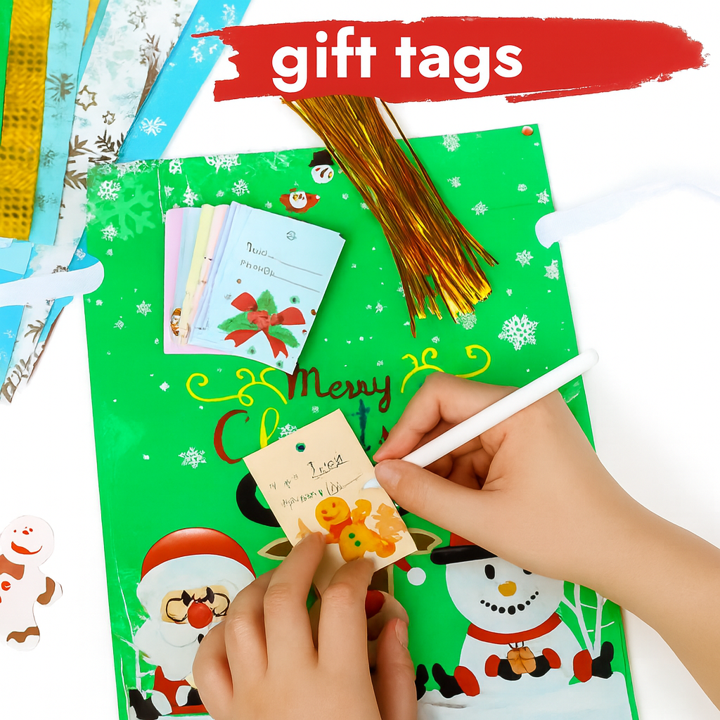 Merry Market Gift Bags & Tags Set