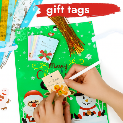 Merry Market Gift Bags & Tags Set