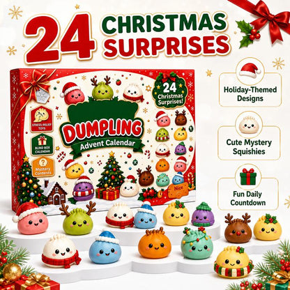 Merry Market 24 Dumpling Squishy Advent Calendar