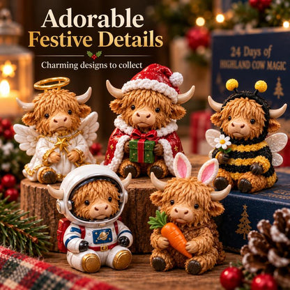 Merry Market  24 Highland Cow Advent Calendar